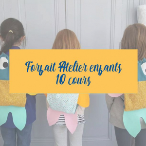 forfait cours de de couture enfant 10 cours