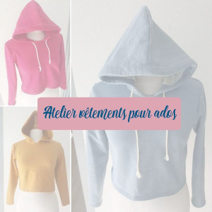 Cours de couture ado : sweat personnalisÃ© 4